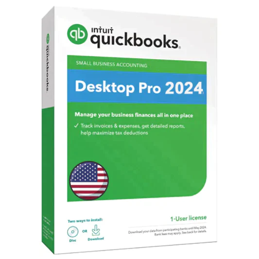 Intuit QuickBooks Desktop Pro 2024 ( Not Subscription) Lifetime